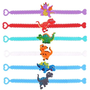 

12pc/lot Dinosaur party Theme Gift Kids Gifts Finger wristband Party Costume Birthday Party Favors Gifts Party Supplies