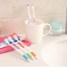 10 шт. зубная щетка из природных материалов Защита окружающей среды отбеливание зубов Нескользящая ручка Мягкая зубная щетка экологически чистый уход за полостью рта