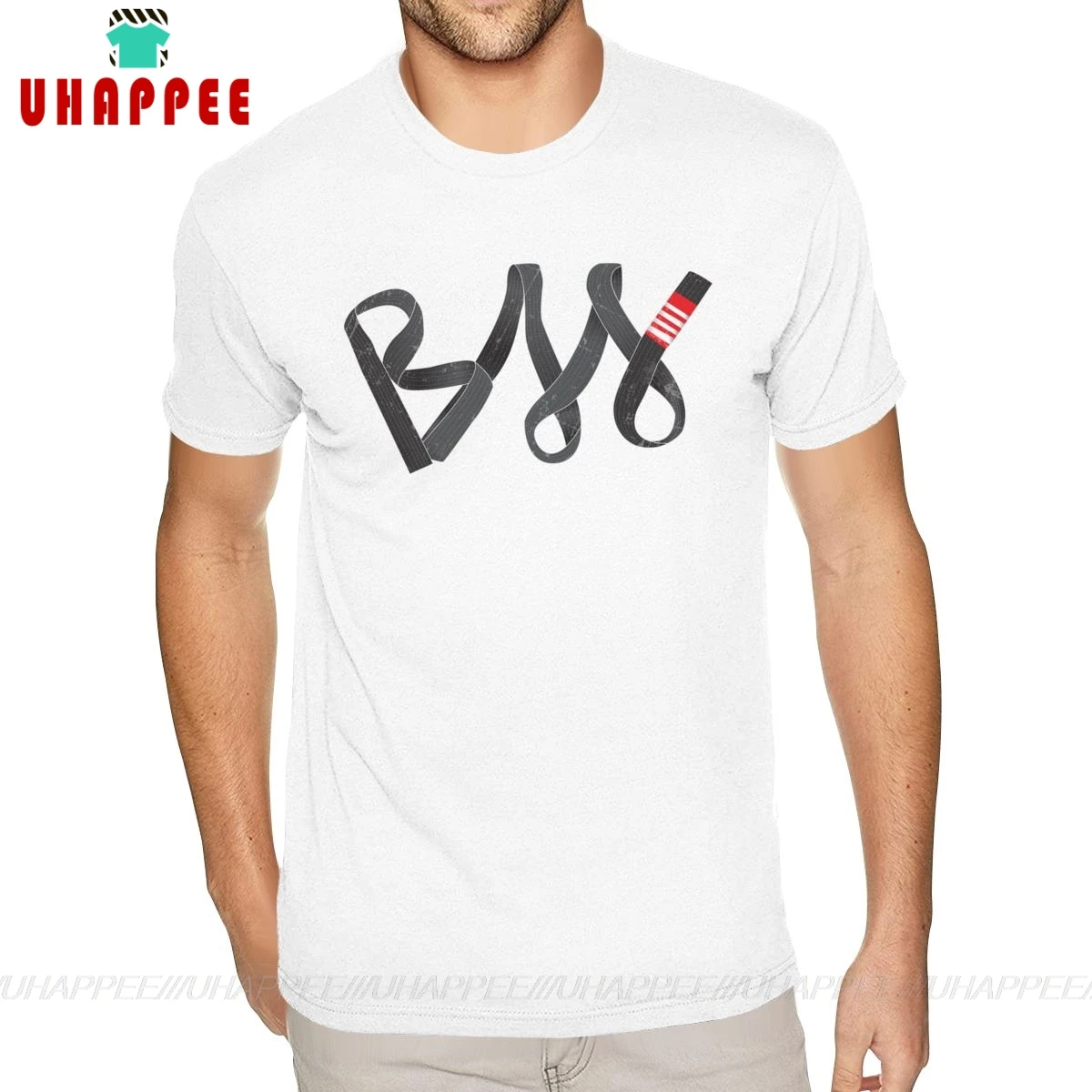 Sport BJJ Brazilian Jiu Jitsu By Black Belt Judo Shirt Mens Personalized Short Sleeved Soft Cotton White O-neck Tee | Мужская одежда