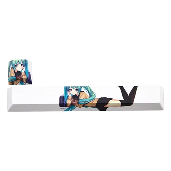 

DYE -Subbed Keycaps ESC spacebar pbt custom mechanical keyboard Hatsune Bishoujo Keycap
