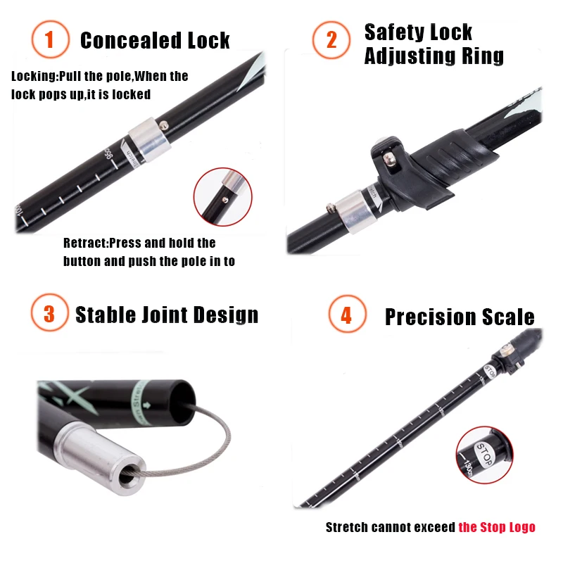 Adjustable Trekking Pole - Image 4