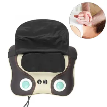 

Electric Cervical Neck Massager Home Office Health Care Waist Massage Pillow 220-250V