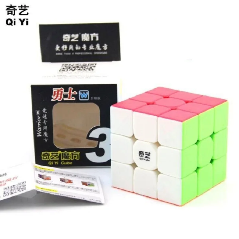 

QiYi 5.7CM Cube 3x3x3 Speed For Rubic Puzzle Magic Toy antistress cube Neo Cubo Magico Sticker Rubix For Children Education