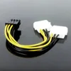 OULLX 8Pin Male To Dual 4Pin Female Video Card Power Cord 8 Pin PCI Express To Dual 4 Pin Molex Graphics Card Power Cable ► Photo 2/6