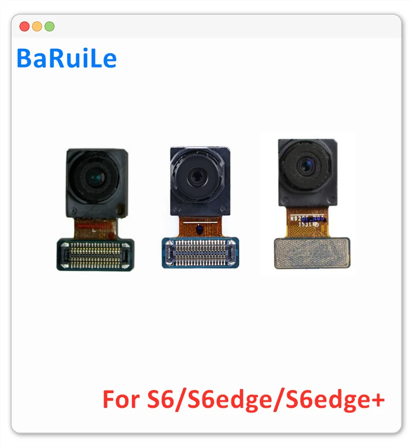 BaRuiLe 10 шт. Передняя маленькая камера гибкий кабель для samsung Galaxy S6 edge Plus G920F G925F G928F G920