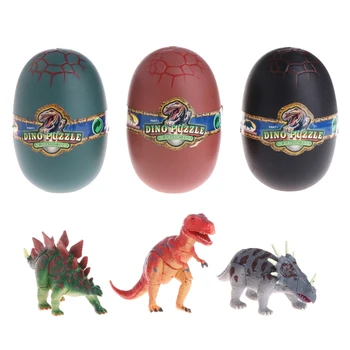 

Colorful Dinosaur Eggs Hatching Growing Dinosaur Baubles Add Water Grow Funny Y4UD
