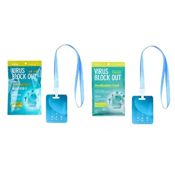 

Lanyard Air Sterilization Card Air Freshener Sterilization Card Disinfection Anti Virus Antibacterial Protection Card Outdoor Ne