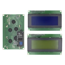 Lcd2004 + i2c 2004 20x4 2004a, tela azul/verde hd44780 personagem lcd/w iic/i2c módulo adaptador de interface série para arduino