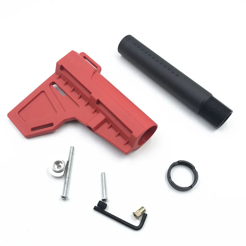 DIY AEG страйкбол KAK нейлоновый запас с трубой для игрушечных пневматических пистолетов аксессуары серии M4 нейлоновый приклад для активного отдыха