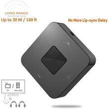 2 In 1 Low Latency Portable Wireless TV Home Bluetooth 5.0 Digital Optical Audio Adapter PC Speakers Transmitter Receiver Stereo