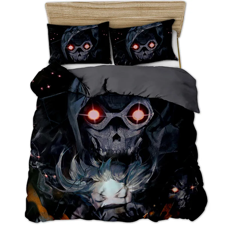 

Fanaijia Sugar Skull comforter Bedding Set queen size Skull Duvet Cover Set with Pillowcase Bed Set Home Textile