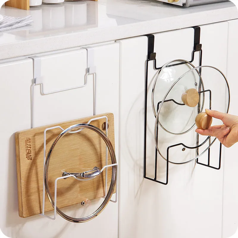 Huji Home Products. HUJI Plates Holder Pots' Pans' Lid Organizer Rack for  Cabinet, Pantry or Kitchen Counter - HJ293