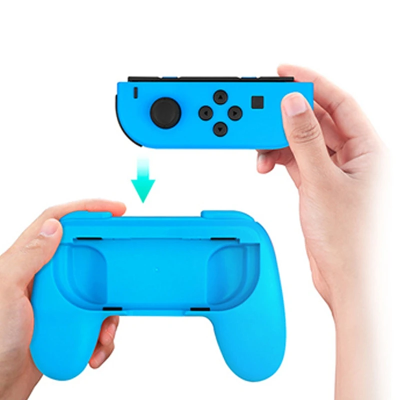 FULL-2pcs/набор ABS захват для геймпада ручка Joypad подставка держатель для nintendo переключатель левый и правый игровой контроллер Joy-Con красный+ синий