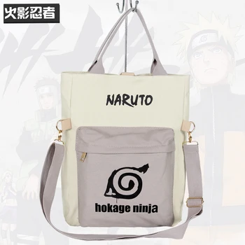 

Anime Naruto Kakashi Shoulder Bag Messenger Bag teenagers Bookbags Student travel School Bag Men women's Fashion Handbags