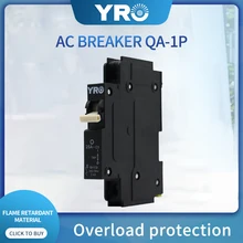 AC Mini Circuit breaker MCB 3A 6A 10A 16A 20A 25A 32A 40A 50A 63A Circuit Protector QA-1P