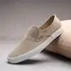 Spring Men's Flat Casual Shoes Male Breathable Comfortable Slip-On Canvas Shoes Fashion Soft Shoes Lazy Shoes Sneakers 4 Colors 5