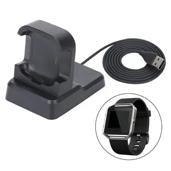 

1 PC USB Charging Cradle Cable Dock Station Holder Charger Base for FITBIT Versa1/Versa2/Charge3/Inspire Smart Watch