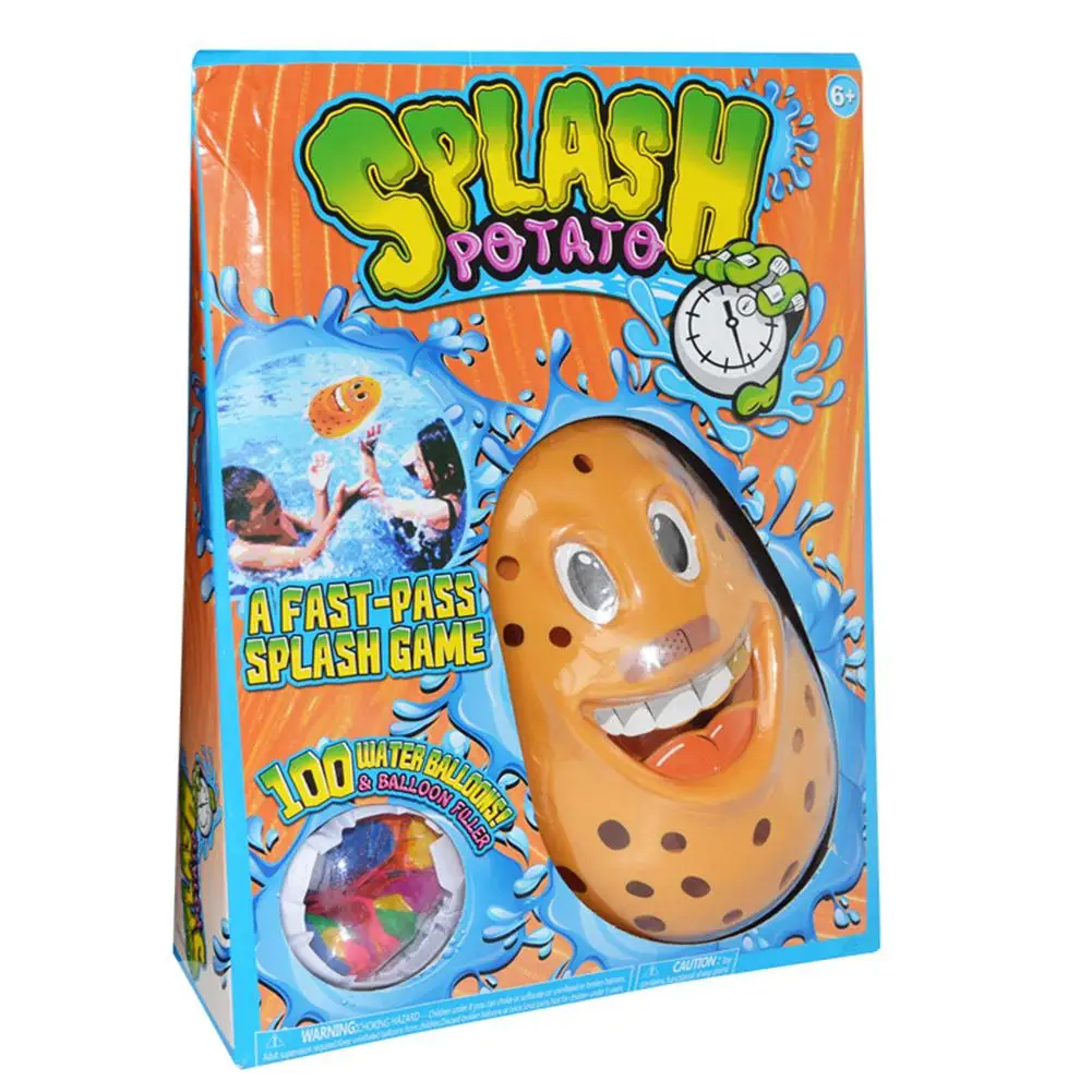 1PCS Cool Splash Potato Entertainment Toy Water Splash Interactive Game For Kids Leisure Time Entertainment Toy Gift In Stock