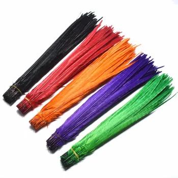 

50Pcs/Lot Long Ringneck Pheasant Feathers Tail Party Wedding Decoration Plume DIY Dyed Feathers for Crafts 20-22inch/50-55CM