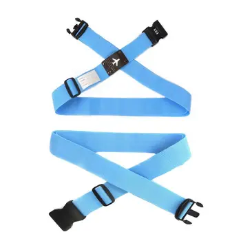 

Can be disassembled with a password lock Cross-strap belt Bundled luggage with luggage Trolley case Bundle band (Sky blue)
