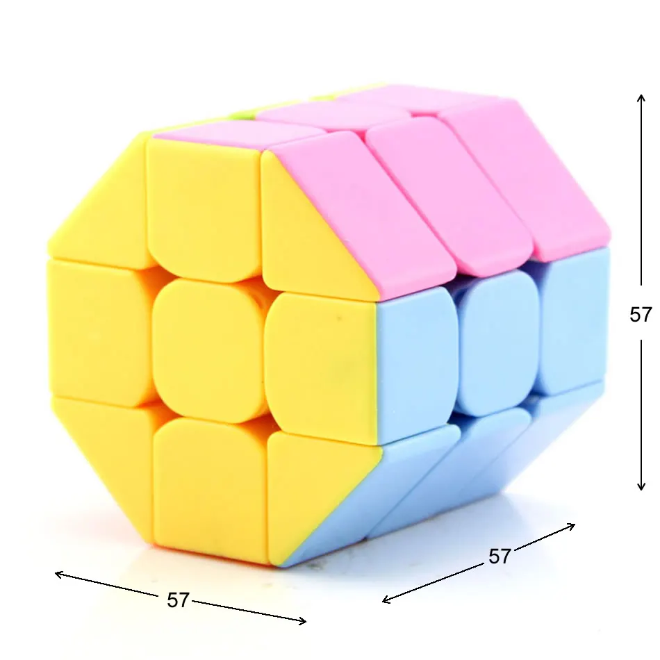 Восьмиугольный цилиндр HeShu высокого качества 3x3x3, магический куб 3x3, скоростная головоломка, рождественский подарок, игрушки для детей