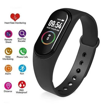 

M4 Smart Band Fitness Tracker Smart Bracelet Bluetooth Smarthwatch Heart Rate Blood Pressure Smartband Monitor Health Wristband
