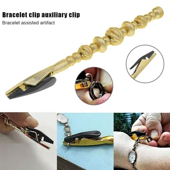 

Easy Jewelry Wearing Aid Bracelet Clip for Writband Lock Helper Practical TT@88