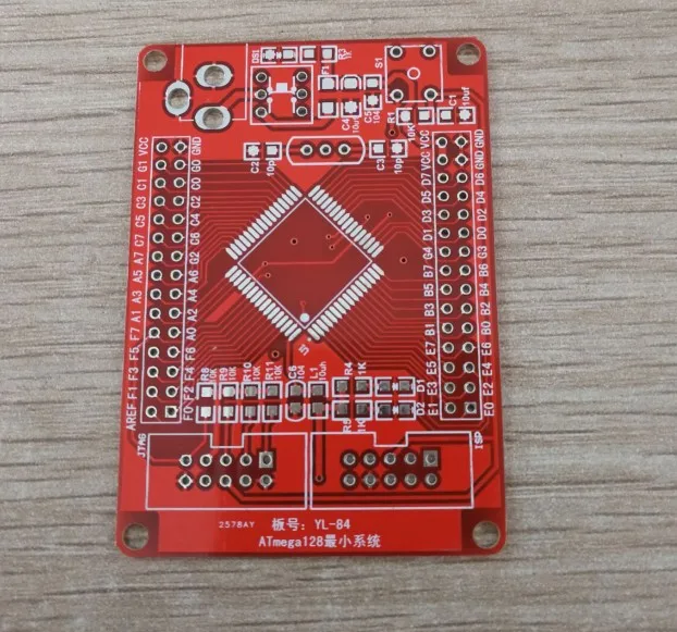 ATmega128 минимальная системная плата микроконтроллер AVR макетная плата печатная плата ATMEGA128 печатная плата пустая плата