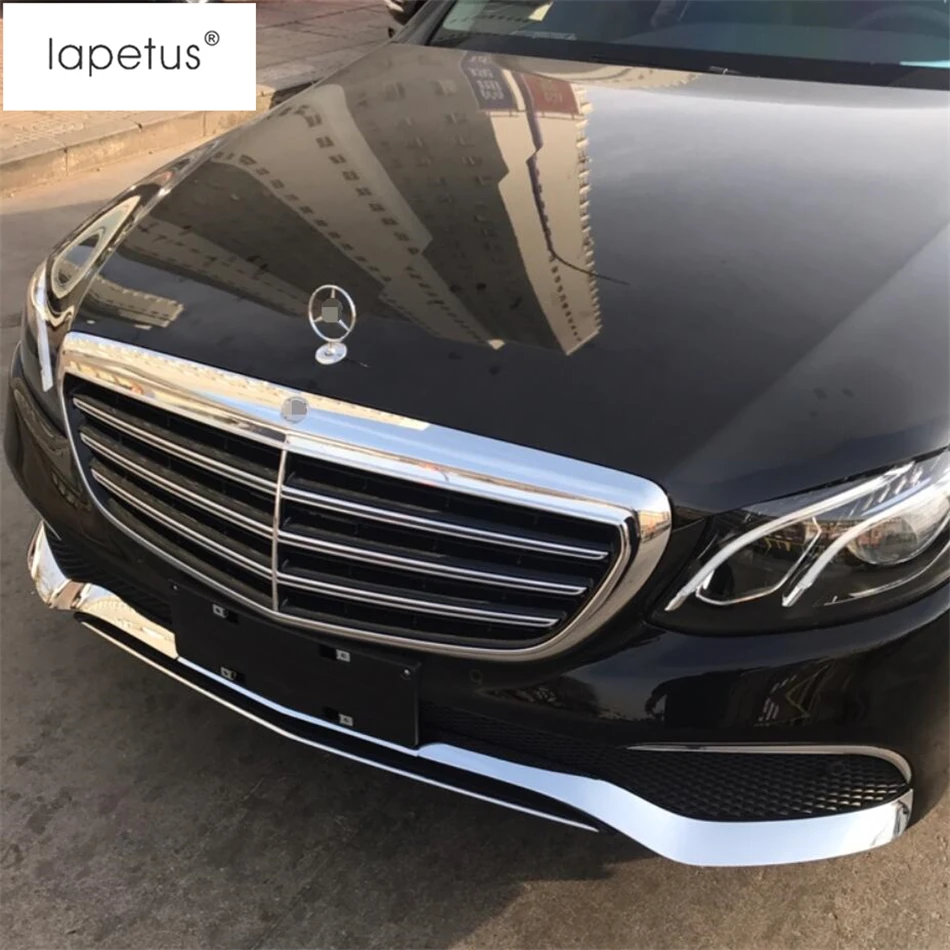 Аксессуары Lapetus подходят для Mercedes Benz E CLASS W213- Передняя головка бампера полосы и протектор угловой чехол отделка