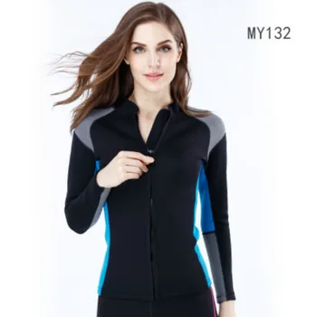 

2MM Diving Suit Warm Waterproof Split Diving Jacket for Women New Arrival MY131/MY132