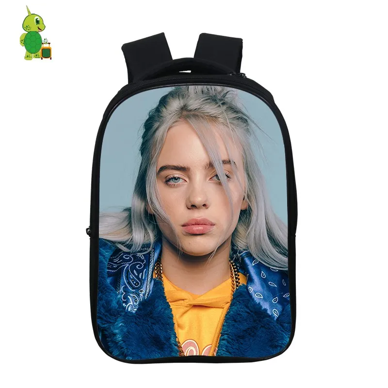 31 Mochila Billie Eilish рюкзак хип-хоп школьные сумки для подростков мальчиков и девочек 14,5 дюймов Детский рюкзак для книг водонепроницаемый дорожный рюкзак - Цвет: 31