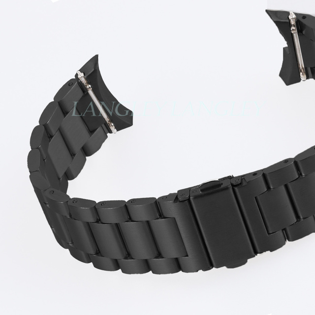 20mm Strap for Samsung Galaxy Watch 4 Classic 42mm 46mm Metal Bracelet for Samsung Watch4 Adapter Stainless Steel Watch Band