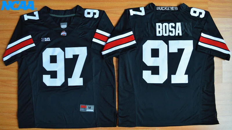 Новое поступление высокое качество NCAA Joey Bosa#97 футболка колледжа ограниченная Спортивная футболка S-XXXL - Цвет: 1