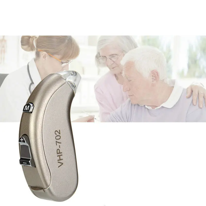 1 шт. беспроводной стелс цифровой слуховой аппарат сильный усилитель BTE СПИД усилитель звука слуховой помощник для глухих пожилых FDA/CE слуховой аппарат для пожилых людей