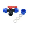 20/25/32/40/50/63mm PVC PE tube tap tee water splitter 1/2 3/4 1