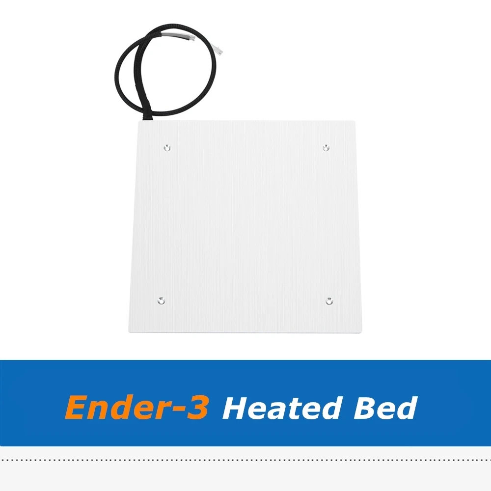 1 шт. 235*235*3 мм 24 В Ender-3 алюминиевая Горячая кровать с кабелем для Creality Ender 3 Pro CR20 MK3 3d принтер с подогревом части кровати