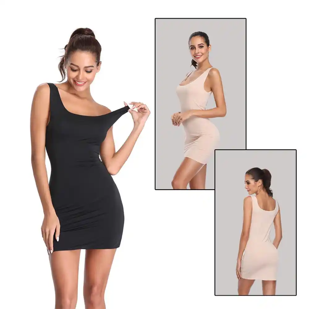Waist Trainer Under Bodycon Dress 