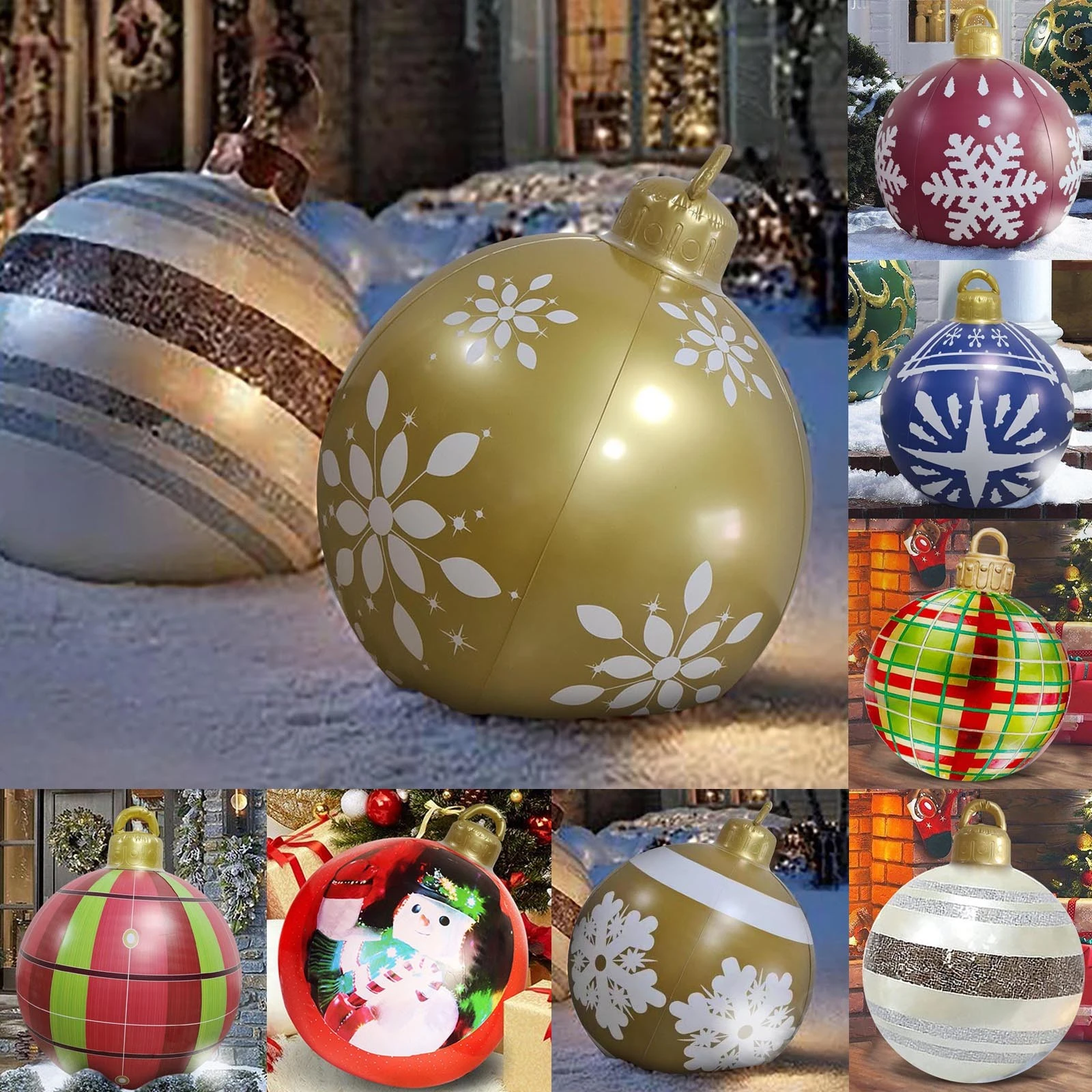 Outdoor Christmas Ornaments Large 2022