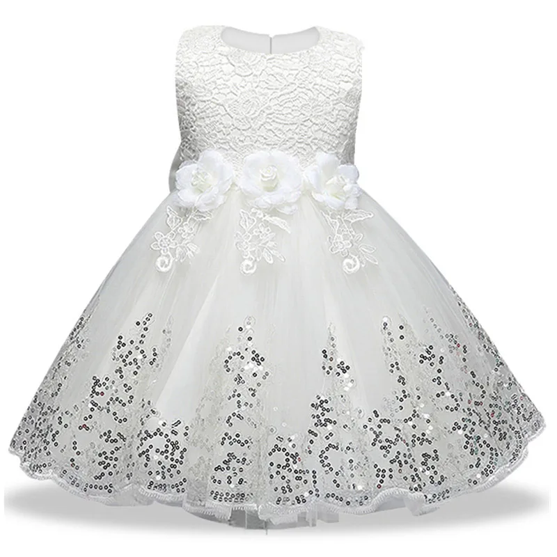 Г. Детские платья для девочек, свадебное вечернее платье детские праздничные платья принцессы платье с цветочным рисунком для маленьких девочек от 2 до 12 лет, Vestidos - Цвет: white