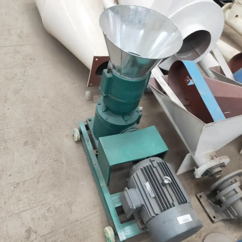 11 кВт машина для производства древесных гранул плоская опилок|Гранулятор
