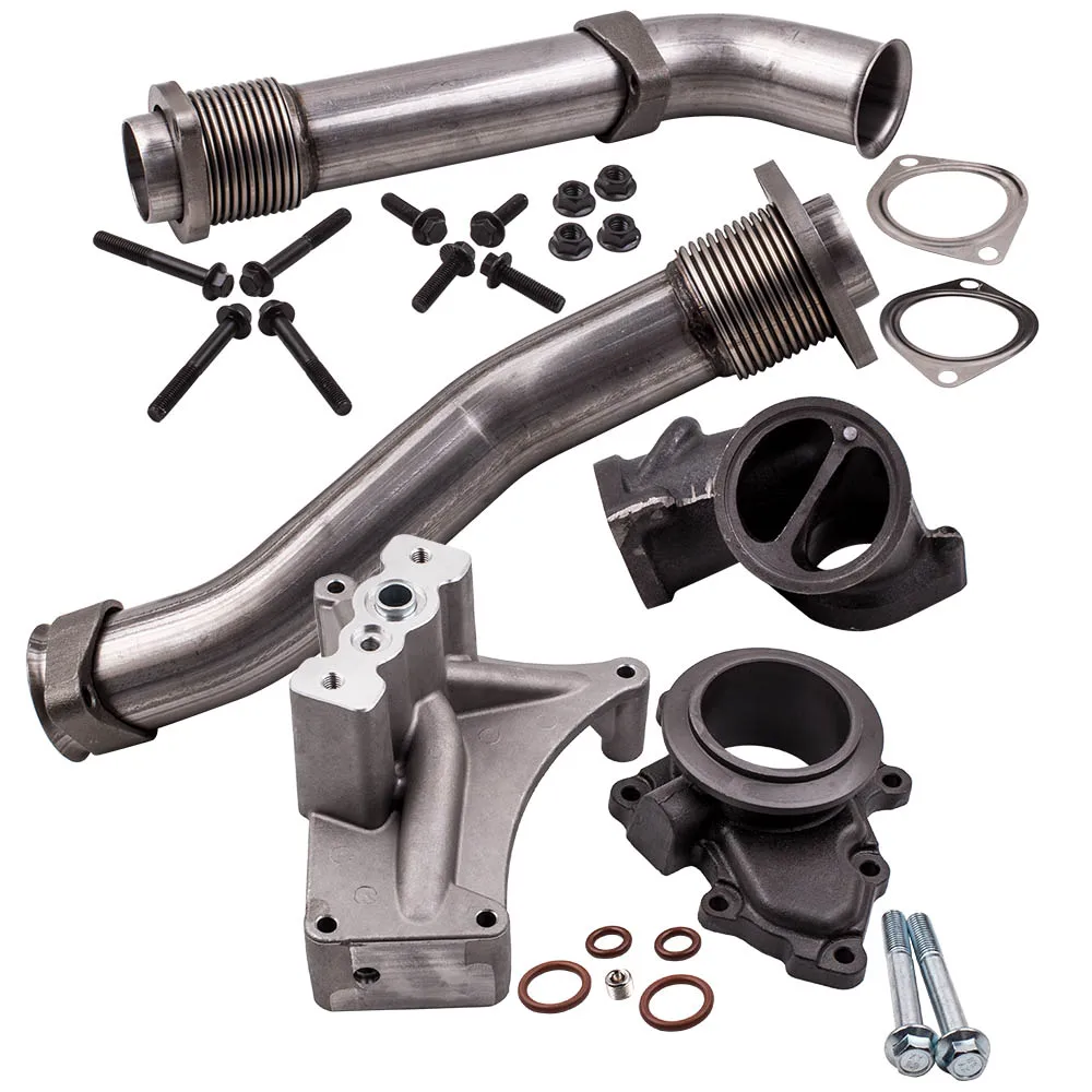 

Turbo Pedestal Housing Bellowed Up Pipes for Ford Excursion F350 F250 Super Duty
