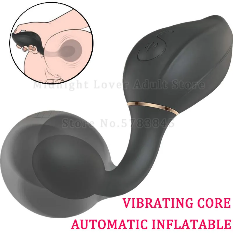 Electric Automatic Inflatable Anal Plug Male Prostate Massager Vibrator  Expansion Huge Butt Plug Anal Sex Toys For Men Women Gay|Vibrators| -  AliExpress