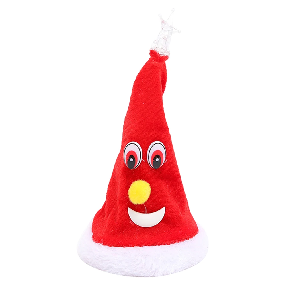 

Props Holiday Party Decorative Accessories Cute Tree Ornaments Electric Hat Festival Christmas Gift Swing Home Kids