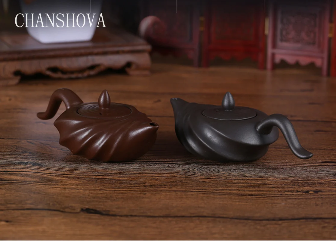 CHANSHOVA Chinese Kung Fu teapot handmade Yixing teapot tea set easy to bubble small pot ceramic teapot hand-drawn pot