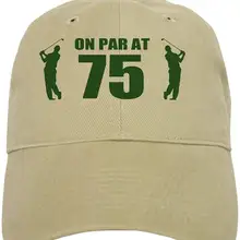 Бейсболка для игры в гольф на 75-й день рождения
