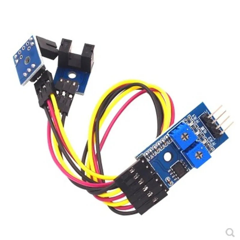 

2 channels speed sensor count motor speed measurement slot optocoupler module