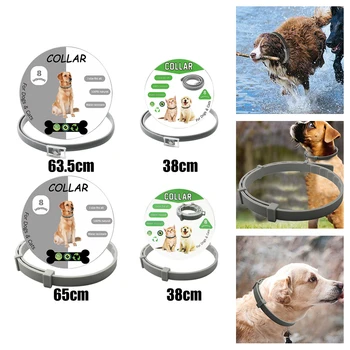 

2020 Removes Flea And Tick Collar New Pet Products New Insect Repellent Anti-flea Collar Cats and Dogs Flea Collar Aluminum Box