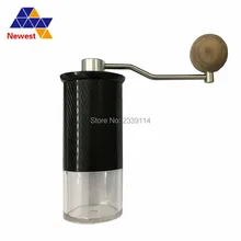 Стальной конический заусенцы ручной кофемолка, мельница для кофе 25 г