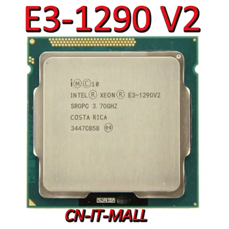 Intel Xeon 1290 V2 Cpu 3 7ghz 8m 4 Core 8 Threads Lga1155 Processor Computer Cables Connectors Aliexpress