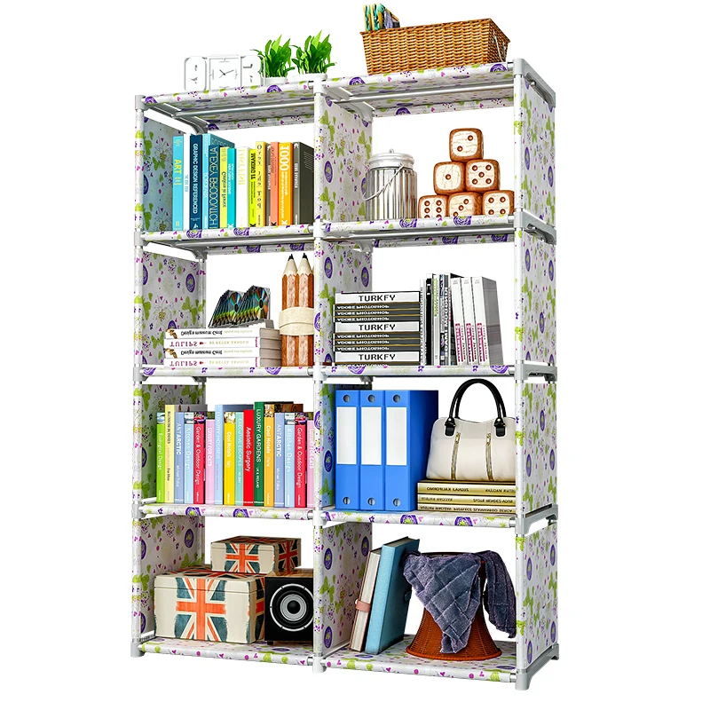 

Bookshelf simple landing shelf multifunctional table economy student child baby simple modern receiving rack